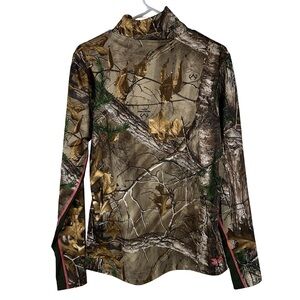 Under Armour  Realtree AP Women Coldgear Infrared Neck Top Size XL